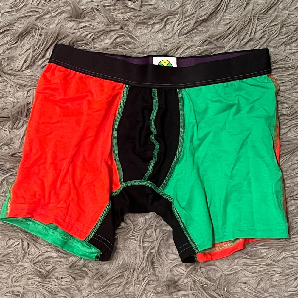 NEW MeUndies red green Christmas undies new Small